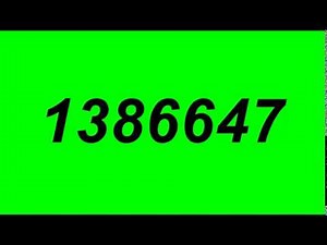 Colorful Numbers 1 to 2,000,000