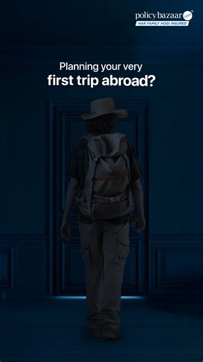 Policybazaar on Instagram: "Your first trip abroad? Travel with confidence, not worries. Get Policybazaar Travel Insurance covering medical emergencies, trip cancellations, and lost baggage. Explore the world, insured and carefree. #Policybazaar #Insurance #policyclaims #TravelInsurance"