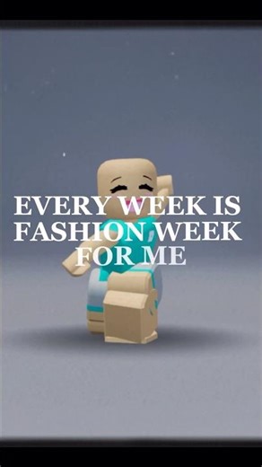 Fashion week roblox #roblox #viral