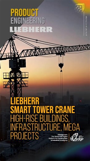 Biggest Liebherr Smart Tower Crane Systems New AI Compatible