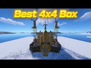 The Best 4x4 Base Design In Rust / 40+ rockets / Super cheap / Easiest Raid Defense Rust Base 2026!