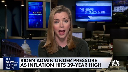 11K views · 208 reactions | Tonight on The News with Shepard Smith: As inflation goes up, President Biden's approval rating is going down. We report on how the administration is responding. | CNBC | Facebook