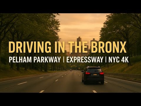 Driving in The Bronx | Pelham Parkway Expressway | NYC 4K City Drive