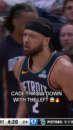 Cade Cunningham's Impressive Left-Hand Dunk