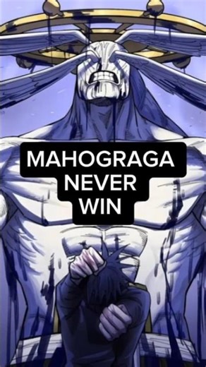 Mahoraga Never Won a Fight… Yet He’s the Scariest Curse 😶‍🔥#jjk #jujutsukaisen #mahoraga #shorts