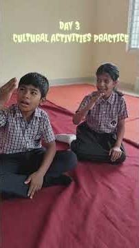 Day 3: Cultural Activities Practice #dance #deafkids#deafcommunity #assam #signlanguage#performance