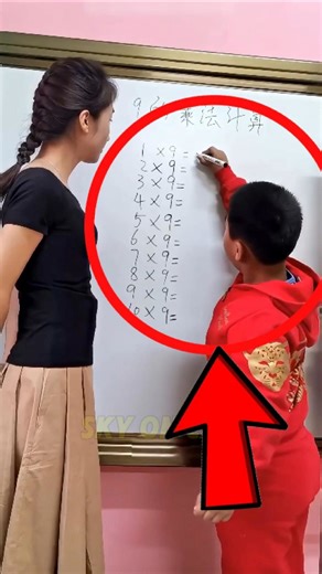 Genius Kid’s 9 Times Table Trick Left Everyone Speechless