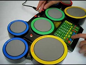 RC CIRCUIT BENT 8bit LO-FI ELECTRONIC DRUM MACHINE