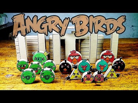 How To Make Angry Birds Game from Cardboard
