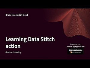 How to create Complex Assignment Statements with a Stitch Action in OIC Integration