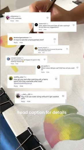 Fabric painting tips you need to know!!! 🖌️✅ See Description