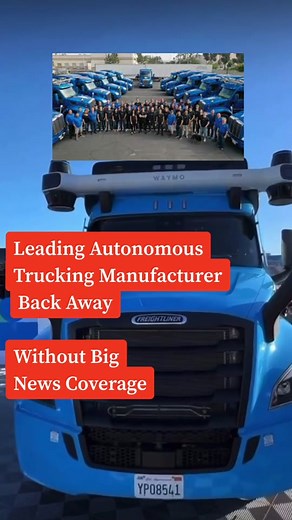 Failed 🙌🏽 Waymo’s autonomous semi haulted #failed #failure #fail #waymo #automomoustractor #shutdown #truckerslife #truckingindustry #trucker #truckerswife #truckertiktok #18wheeler #semi #bigrig #otr #owneroperator #truckingfamily #truck #truckinglifestyle #truckingaround #fyp #trending #viral #reels #reelstiktok_