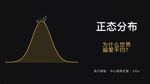 正态分布_为什么世界偏爱平均