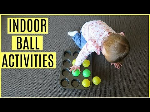 BALL PIT BALL GAMES | DIY BABY & TODDLER ACTIVITIES AT HOME - INDOORS | DIY TODDLER ENTERTAINMENT