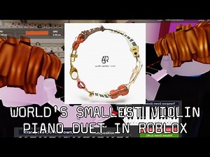 World's Smallest Violin - AJR | Piano Duet Roblox Got Talent (ROBLOX Piano Cover)