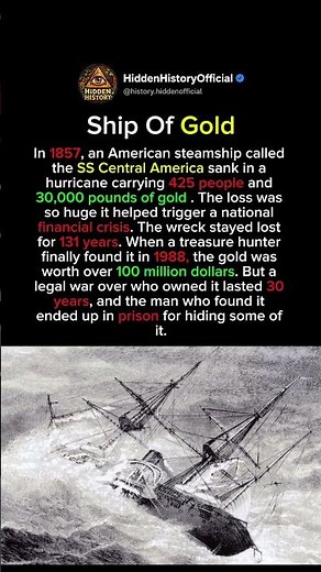 The Ship Of Gold Nobody Could Touch #history