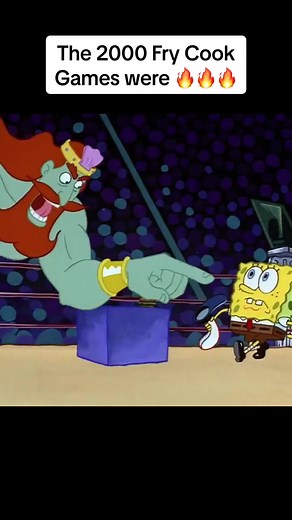 Mr. Krabs hits the over, but Neptune never stood a chance. The 2000 Fry Cook Games are presented by Bran Flakes. #spongebob #espn8theocho #sports #nickelodeon #sportsbettingtiktok