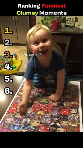 Ranking Funniest Clumsy Moments 💀 #shorts