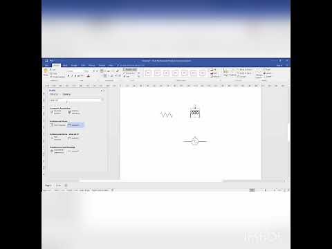 How to draw electrical circuit diagram in Visio | simple circuit diagram | Microsoft Visio