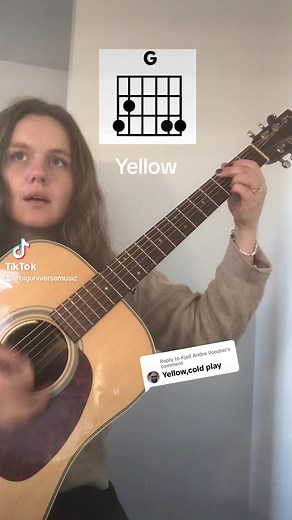 15K views · 251 reactions | Yellow by Coldplay for #easyguitar #beginnerguitar #guitartutorial #beginnerguitarlessons | Big Universe Music | Facebook