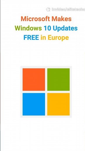 Microsoft Makes Windows 10 Updates FREE in Europe #Windows10 #Microsoft #TechNews