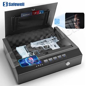 [Hot Item] Safewell Auto Open Biometric Fingerprint Safes Advanced Facial Recognition Gun Safe for Rifles