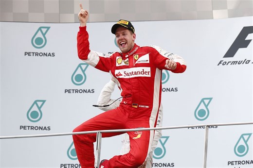 Ruth Buscombe shares heartwarming throwback of Sebastian Vettel winning his first ever race for Ferrari
