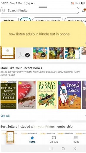 “How to Listen to Kindle Books on Phone”