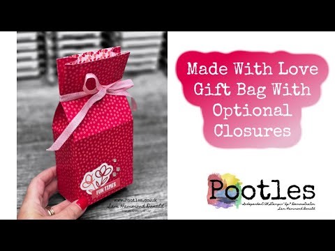 Made With Love Gift Bag With Optional Closures