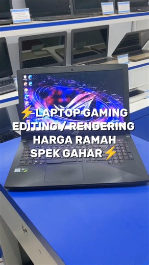 13 reactions | LAPTOP GAMING/DESAIN/RENDERING ASUS ROG GL503VD...