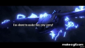 Toothless on Make a GIF