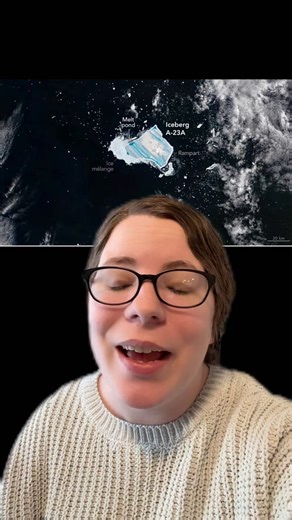 Iceberg A23-A Has Been Around Since The #Chernobyldisaster And The #Spaceshuttlechallenger Accident… But Perhaps Not For Much Longer #shorts