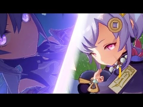 Mona, Keqing, Qiqi and Sucrose Skill Showcase/Gameplay - Genshin Impact