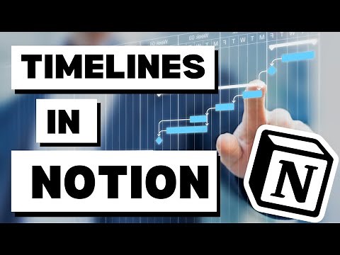 TIMELINE VIEW IN NOTION GUIDE | How to Use the Timeline View in Notion Effectively