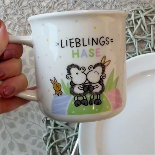 Perfekter Ostertisch mit sheepworld