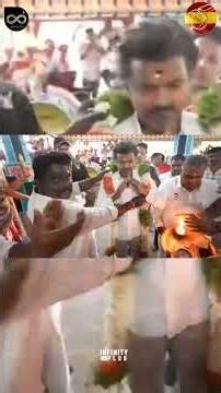 திருச்சியில் அம்மன் கோவிலில் வழிப்பட்ட TVK விஜய் 🔥| Thalapathy Vijay | Whistle | Jananayagan