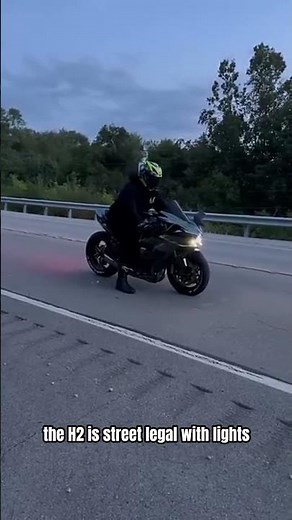Kawasaki H2 vs H2R — Street Legal vs Track Only! 🏍️ #Kawasaki #NinjaH2 #NinjaH2R