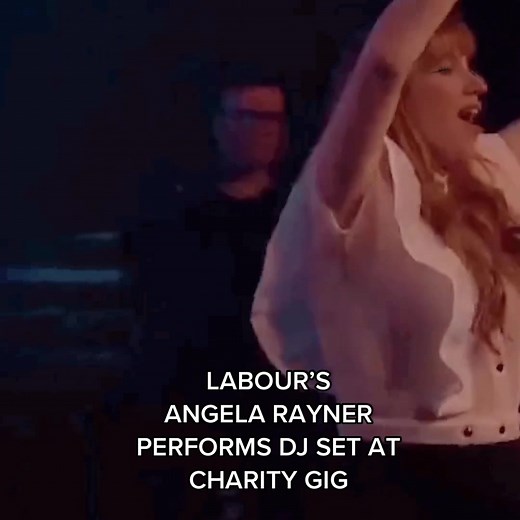 Angela Rayner Mixmag DJ Set Charity Rave in Manchester