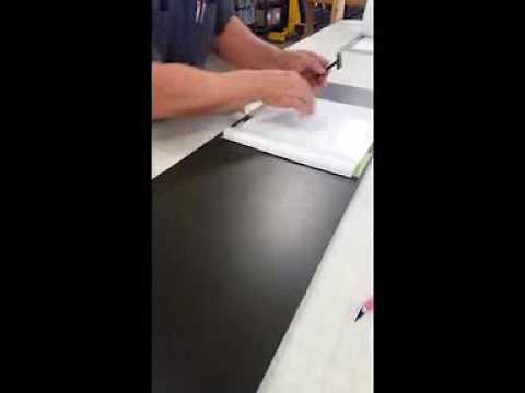 Apply Backing on Mirror