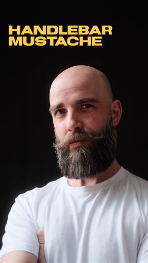 David Nicklas on Instagram: "„How to style a handlebar mustache” 〰️ _____________________________________ #mustache #schnurrbart #handlebarmoustache #handlebarmustache #beardcare #bartpflege #howto #tutorial"