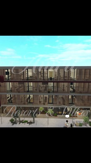 This resort shines bright like a diamond. #bloxburg #bloxburgresort #bloxburghotel #bloxburgroleplay #bloxburgbuild #roblox #robloxroleplay