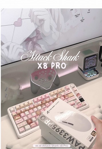 Probado un nuevo mouse, es el Attack Shark X8 PRO🤍✨ Frecuencia de sondeo de 8K Conectividad trimode: Cable | Bluetooth | Dongle Compatible con: Windows, macOS | PC, portátiles, Mac, tabletas o consolas Cualquier inconveniente que llegue a notar se los haré saber! Por lo pronto todo ha ido súper bien.✨ L¡nk in b¡o🔗 #mousegaming #mouse #desksetup #honestreview #attackshark @ATTACK SHARK Attack shark mouse | mouse accesible | X8 PRO | cutecore | reseña de mouse X8 PRO | kawaii | desk inspo |