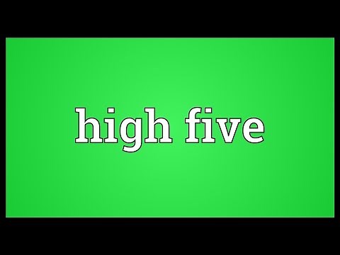 High five Meaning