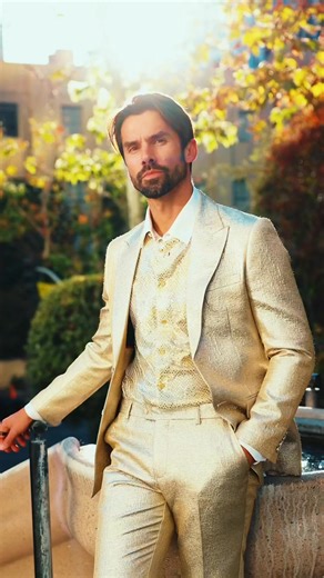 Golden Dreams: The Suit That Owns the Sunset ✨ - When gold meets the...