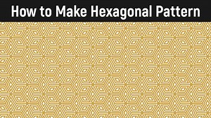 How to Make Hexagonal Pattern in Adobe Illustrator #learn #illustrator #Awalcreative #computerskills #designtutorials ##patterns | Awal Creative