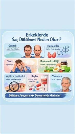 Erkeklerde saç dökülmesi l Detaylar açıklamada