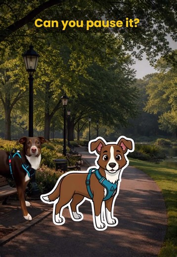 Only 1% can pause it perfectly! 🎯🐾 Pause the video at the right time to see the magic happen! From Bark & Behavior Analysis to Cartoonizing your pet, PawNetwork AI is the ultimate tool for pet parents. Show us your screenshot if you caught it! 👇 #pet #dogsoftiktok #goodenretriever #huskylife