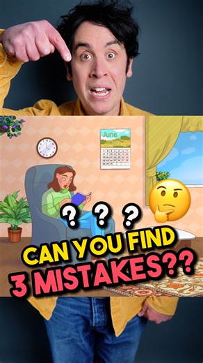 Can you find 3 mistakes??🤔🤔🤔 If you like puzzles, optical illusions and magic, I'm on tour in 2026 with a brand new live show featuring all that good stuff! GRAB TICKETS NOW via the link in the comments below or in my bio. 👇or👆 #magictrick #magician #puzzle #fyp | Pete Firman