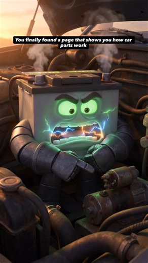 @vehiclesexplained on Instagram: "A car battery stores electrical energy and supplies itpower to start the engine and run electronics when the engine isn’t running. It’s usually a lead-acid battery made of plates of lead and lead dioxide submerged in sulfuric acid. When you turn the key or press the start button, a chemical reaction inside the battery releases electrons, creating an electric current. That current flows to the starter motor, which cranks the engine, and also powers systems like l