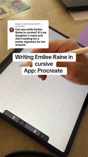 Cursive Calligraphy Tutorial: Writing Emilee Raine